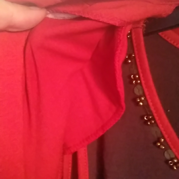 tank top and Jacket brown and dark orange colour - Picture 8 of 12